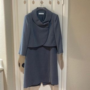 Sleeveless a/line dress with matching jacket  fully lined
